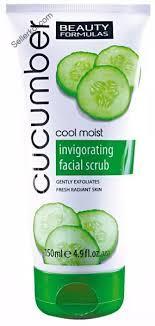 Beauty Formulas Invigorating Cucumber Facial Scrub 141gm